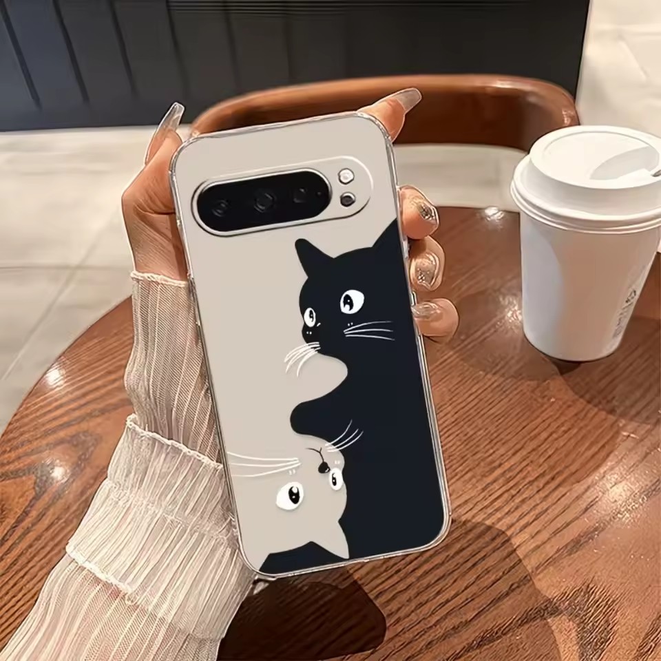 Hot Kawaii Cartoon Black Cat P - đánh giá và giá Google Pixel 9